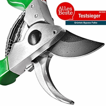 gruentek-gartenschere-falke-teflon-baumschere-klinge-aus-japanischem-sk5-stahl-bypass-pflanzenschere-215-mm-secateurs-garten-pflanzen-blumenschere-2