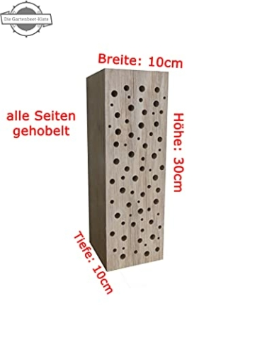 die-gartenbeet-kiste-bienenhotel-stamm-insektenhotel-wildbienen-eiche-massivholz-hartholz-wildbienenhotel-nisthilfe-bienen-30-cm-3