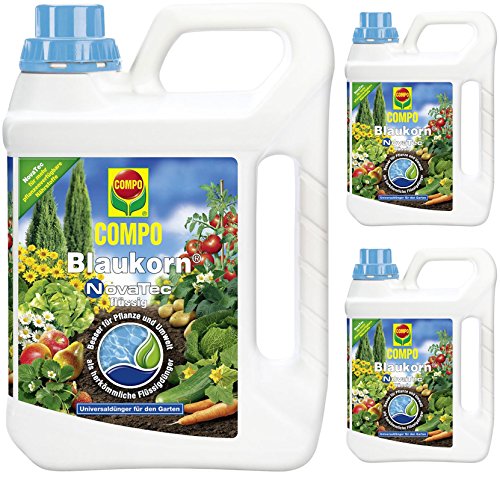 3 x COMPO Blaukorn, flssig, 2,5 Liter - Blumenzwiebeln.eu