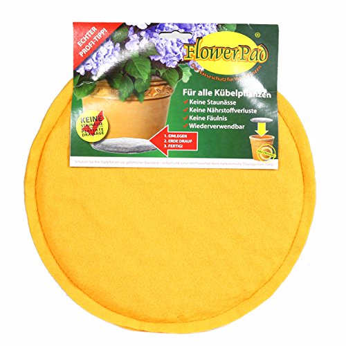 FlowerPad Original, Drainage für Pflanztöpfe + Übertöpfe, 30 cm