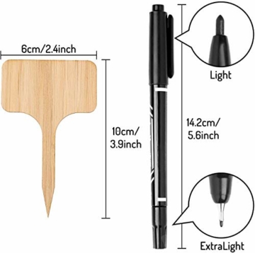 whaline-50stk-pflanzschilder-bambus-t-form-pflanzenstecker-beschriften-stecketiketten-und-marker-pen-fuer-baumschulen-pflanzenzucht-zierpflanzen-topfkraeuter-blumen-gemuese-2