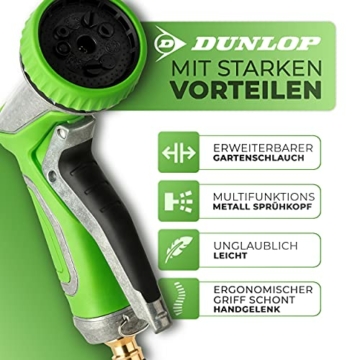 dunlop-gartenschlauch-flexibel-dehnbarer-testsieger-verschleissfreie-messinganschluesse-und-metallbrause-i-dehnbarer-gartenschlauch-3-4-zoll-anschluss-flexibler-wasserschlauch-flexi-30-0-2