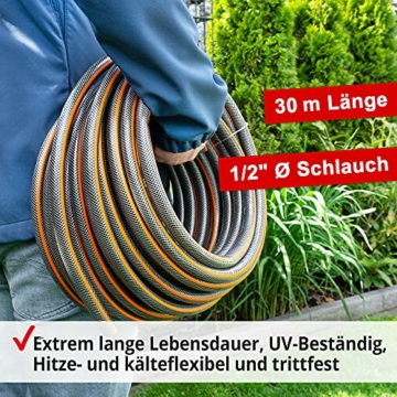 hecht-30m-premium-gartenschlauch-set-13mm-1-2-zoll-formstabil-trittfest-uv-bestaendig-gartenschlauch-wasserschlauch-aus-hochwertigem-spiralgewebe-30-bar-schlauch-berstdruck-3
