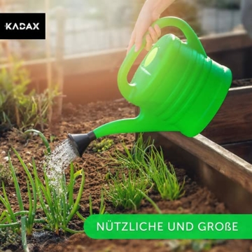 kadax-giesskanne-gartengiesskanne-aus-kunststoff-fuer-innen-und-aussenbereich-bewaesserung-blumen-zimmerpflanzen-garten-haus-wohnung-gartengeraete-mit-brause-5l-2